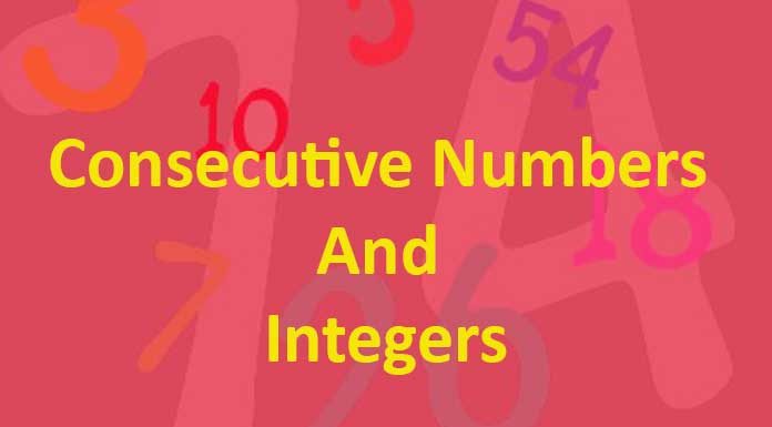 Consecutive-Numbers-And-Integers