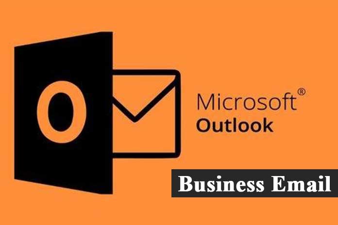 how to use business email on outlook