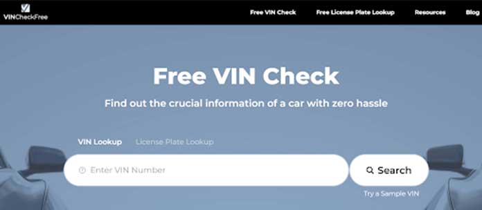 VIN-Check-Free