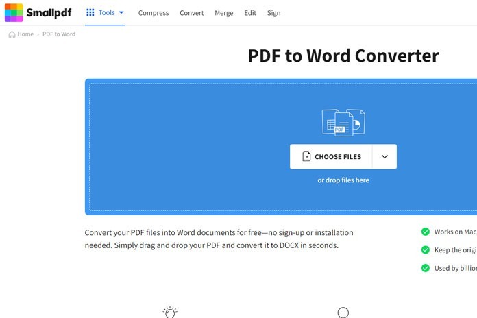Effortlessly Convert PDF To Word With Smallpdf