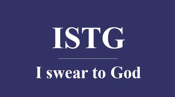ISTG Meaning in Text