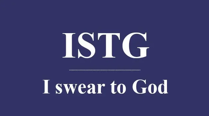 ISTG Meaning in Text
