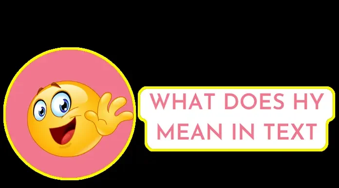 what does hy mean in text what does hy mean in text