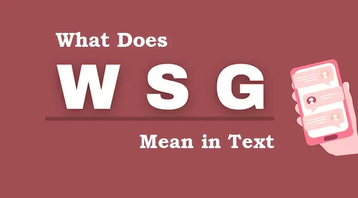 What Does WSG Mean in Text